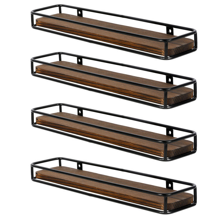 Black wooden spice rack hot sale